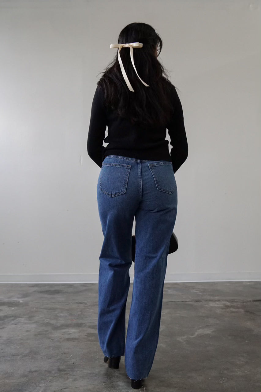 Rib Cage Straight Jeans